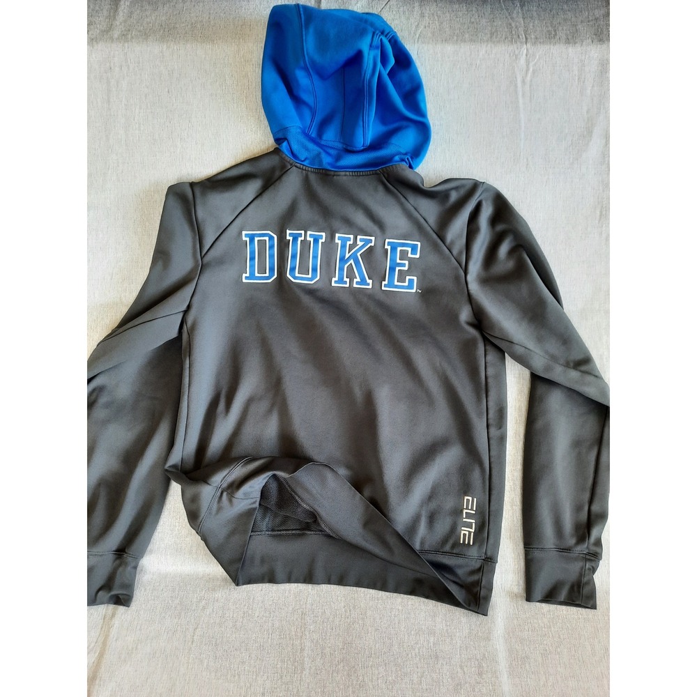 Nike Elite Therma-Fit Elite Mens Medium Duke Blue Fleece Lined Drawstring Hoody View 5